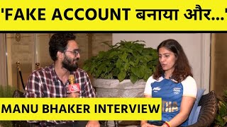 MANU BHAKER ने क्यों बनाया FAKE ACCOUNT लगा था मेरे बस की नहीं है क्यों SAURABH हैं MANU के HERO [upl. by Bohun]