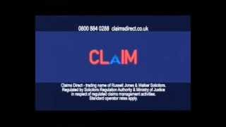 Accident Compensation Claim Commercial  Claims Direct  2008 [upl. by Ellened693]