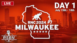 LIVE REPLAY Day One 2024 Republican National Convention in Milwaukee Wisconsin  71524 [upl. by Iams]