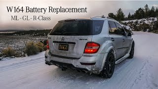 Mercedes MLGLR Battery Change  Simple DIY  W164W251 [upl. by Linea62]