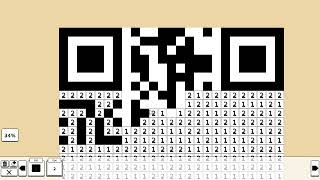 Coloring pixels quotQR codequot page [upl. by Yatnod]