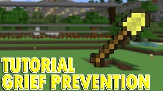 Tutorial GriefPrevention  Minecraft Plugin [upl. by Nesto58]