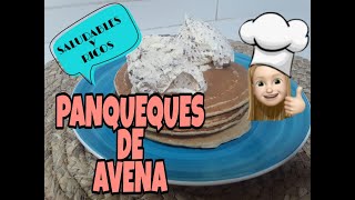 PANQUEQUES DE AVENA RECETA FACIL Y RAPIDA paso a paso [upl. by Diamond]