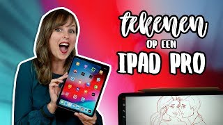 Leer TEKENEN met PROCREATE op een IPAD PRO voor beginners [upl. by Gladdy26]