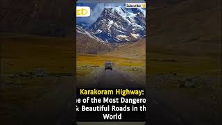 Karakoram Highway Pakistan is one of the most dangerous and beautiful road in the world 🔥 shortsyt [upl. by Ecirahs]