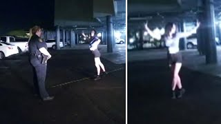 Woman Does Ballet and Irish Folk Dance During Sobriety Test [upl. by Shanna]