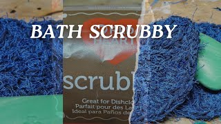 Lets Make a Scrubby With Scrubby Yarn Tutorial [upl. by Aeel]