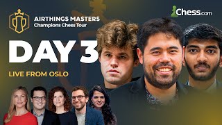 Airthings Masters 2023  Day 3  Champions Chess Tour Winners Final  Nakamura vs Carlsen [upl. by Htebsil535]