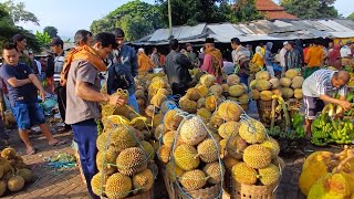 Selain Durian Hrg Buah yg Lainnya Murah² di PASAR PASREPAN PASURUAN [upl. by Yerroc]