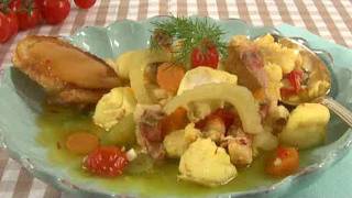 Rezept Bouillabaisse  Französische Fischsuppe mit leckerer Rouille [upl. by Aehcsrop]