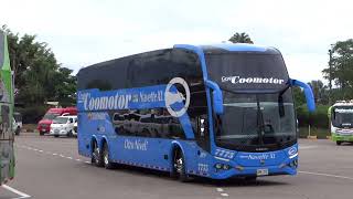 Grupo Coomotor 7775  Scania K450 6x2  Busscar Busstar DD S1 [upl. by Ennire658]