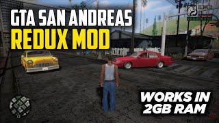 GTA SAN ANDREAS ULTRA GRAPHICS MOD FOR LOW END PC  HIGH GRAPHICS MOD FOR GTA SAN ANDREAS 2GB RAM [upl. by Schriever]