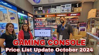 GAMING CONSOLE Price List Update October 2024  PS5  Nintendo Switch  ROG Ally  MSI Claw [upl. by Zerlina622]