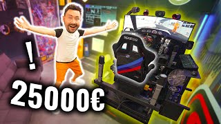 Gros Setup Simulateur Voiture Avion à 25 000€ [upl. by Flann400]