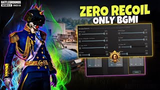 BGMI 31 UPDATE ZERO RECOIL Sensitivity  Control CODE 5 Finger Fastest Player  PUBG BGMI [upl. by Edals878]