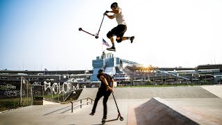 Filming Professional Scooter Athletes in Boston [upl. by Mona]