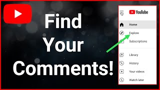 How To See All Comments Youve Ever Made On YouTube [upl. by Marleah266]