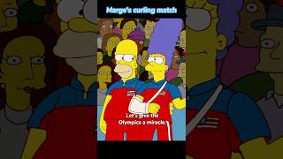 Marge created a miracle in the curling match Season 21 Episode 12 shorts funny simpsons [upl. by Dimitry]