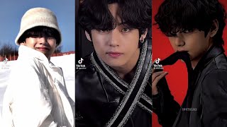 V BTS Kim Taehyung 43 Tiktok Compilation Part 3  Tiktok Edit  Real Size [upl. by Acireed]