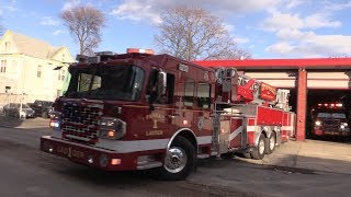 Passaic NJ Fire Department BRAND NEW Ladder 1 and BRAND NEW Engine 1 Responding WestSide Firehouse [upl. by Halyak]