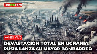 Devastación Total en Ucrania Rusia Lanza Su Mayor Bombardeo en Tres Regiones  TheMXFam [upl. by Pellegrini173]