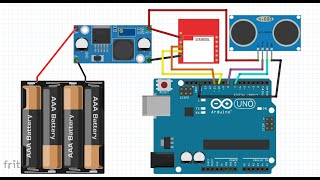 Detect distance from ultrasonic and Send SMS using GSM modem and Arduino with source Code [upl. by Elison]