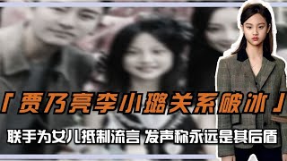 贾乃亮李小璐关系破冰，联手为女儿抵制流言，发声称永远是其后盾 [upl. by Thurstan]