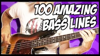 100 Amazing Bass Lines [upl. by Atiragram]