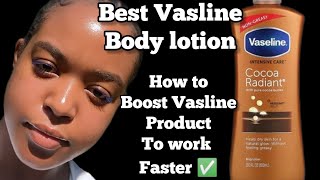 BEST Vasline Body LotionHow to Use Vasline Body lotion for Smooth lighter✅Glowy Skinbest Vasline [upl. by Nitsirk]