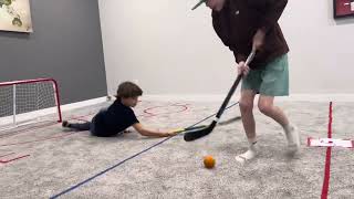 Tracer vs synergy part 2hockey ministicks stickfun nhl [upl. by Bowne]