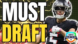 8 MUST DRAFT Players in Fantasy Football ESPN Leagues  2024 Fantasy Football [upl. by Clementine592]