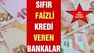 BANKALARDAN FAİZSİZ KREDİ KAMPANYASI BU FIRSAT KAÇMAZ [upl. by Gadmann]