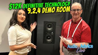 AMAZING 12k 724 Definitive Technology InWall Demo Experience [upl. by Crespi]