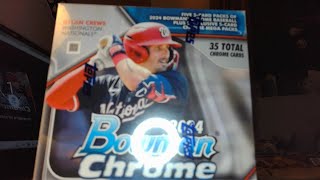 2024 Bowman Chrome Mega Box 2 Box Break [upl. by Micco636]