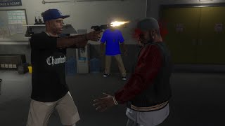 Crips vs Bloods the long stretch Gang Mission in GTA 5  Real Life Gangs [upl. by Hildegard]