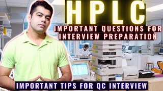 HPLC INTERVIEW QUESTIONS I PREPARATION I HINDI [upl. by Broderick]