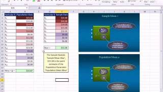 Excel 2010 Statistics 25 Typical Values Mean Median Mode [upl. by Monro]