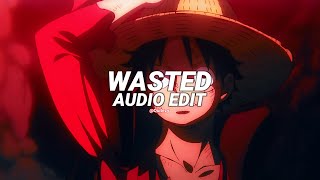 wasted huken x murkish  juice wrld edit audio [upl. by Aynatahs]