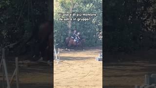 🐎 Allenamento in Coppia Lavoro al Galoppo Equitazione [upl. by Manbahs675]