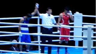 Satoshi Shimizu vs Magomed Abdulhamidov  Bantamweight Olympic Boxing 2012 [upl. by Engracia]