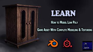 HOW TO MODEL GAME ASSET  3D Modeling amp Texturing in Blender amp Substance Painter [upl. by Aima950]