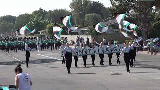 Santiago HS  Americans We  2024 Tustin Tiller Days Parade [upl. by Neerihs920]