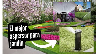 Tipos de aspersores para riego en jardines Aspersor de turbina y de impacto [upl. by Needan]