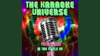 Pieces of Eight Karaoke Version in the Style of Styx [upl. by Eisyak522]