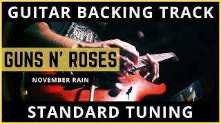 Guitar Solo Backing Track  November Rain Standard Tuning DOWNLOAD HD TRACK [upl. by Aneroc]