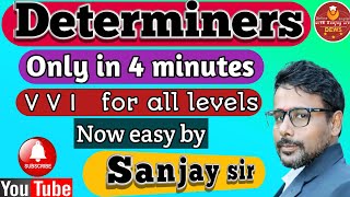 Determiners and quantifiers by sanjay sir determiners in short determiners and quantifiers in easy [upl. by Clough]