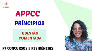 APPCC PRÍNCIPIOS  QUESTÃO COMENTADA DE NUTRIÇÃO [upl. by Eudo]