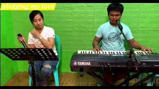 Pledging My Love  cover with Manilyn  MARVIN AGNE SONGS AND COVERS [upl. by Airamesor655]