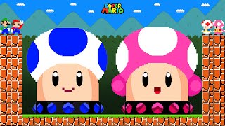 Can Mario Collect Ultimate Toad  Toadette Switches in New Super Mario BrosWii  WIN Game Mario [upl. by Mccomb776]