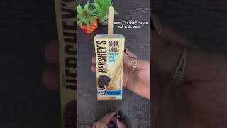 Hersheys Milk Shake Icecream 😍  Easiest Icecream Recipe Ever  Hersheys Shake Popsicle [upl. by Ardnaiek954]